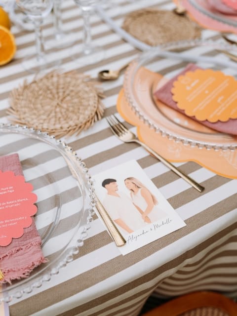 Banquete en la boda de Michelle y Alejandro