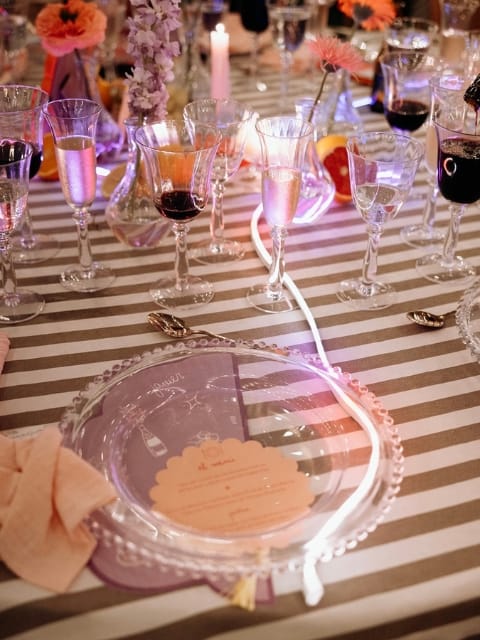 Banquete en la boda de Michelle y Alejandro