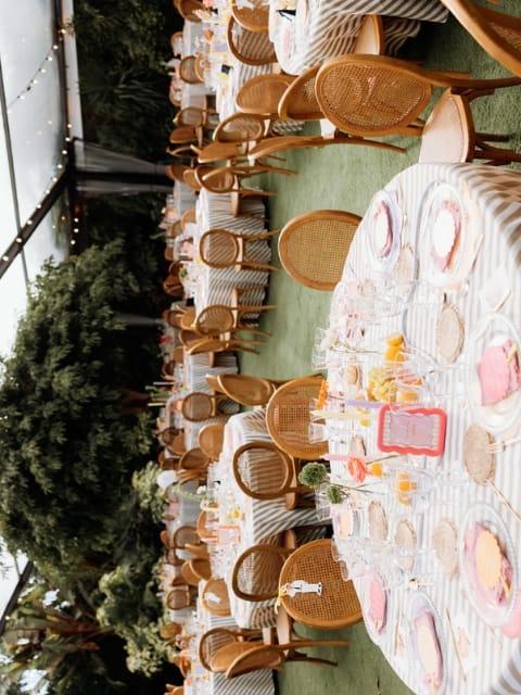 Banquete en la boda de Michelle y Alejandro