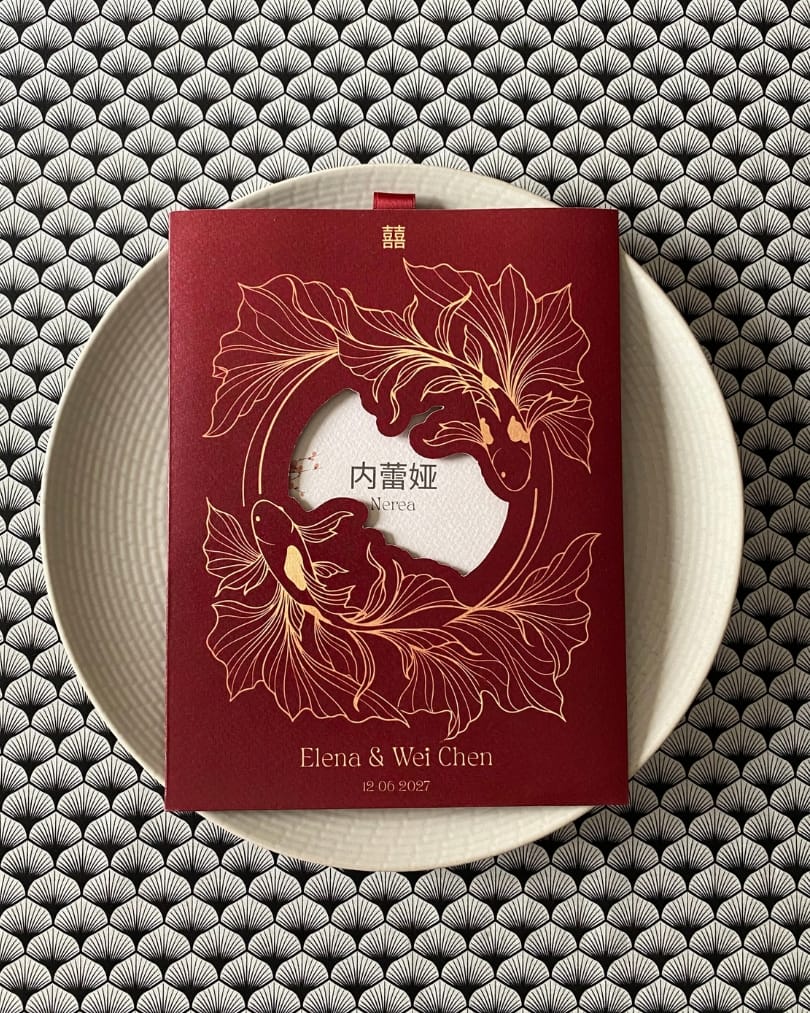 Menú de la suite oriental