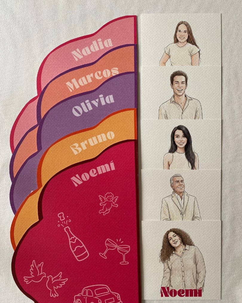 Papelería del día de la suite colorida